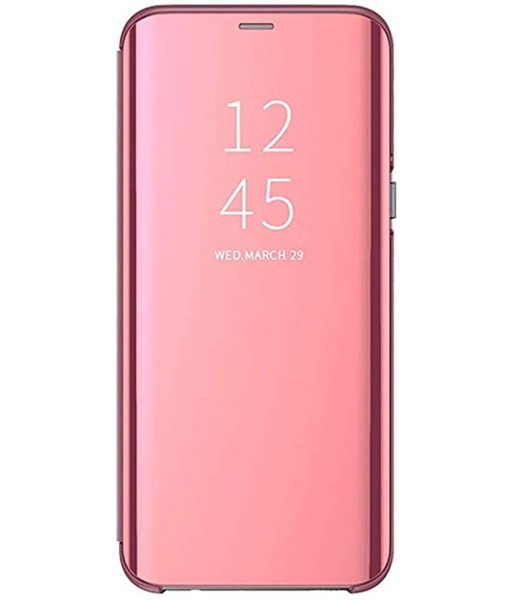 Husa Samsung Galaxy S10 Plus Clear View Mirror ROSE GOLD